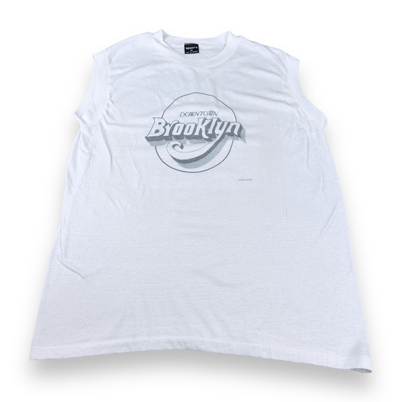 Vintage Parsons School of Design Shirt Adult LARGE White 80s Downtown Brooklyn - Picture 1 of 7